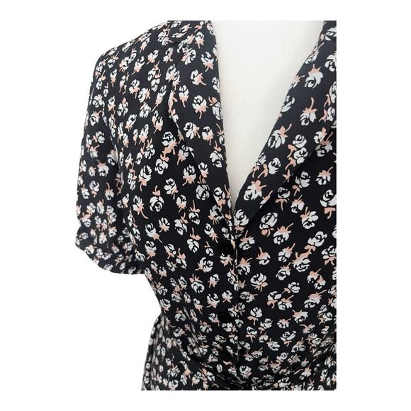 Diane Von Furstenberg Shirt Dress Floral Size 6 - Picture 6 of 9